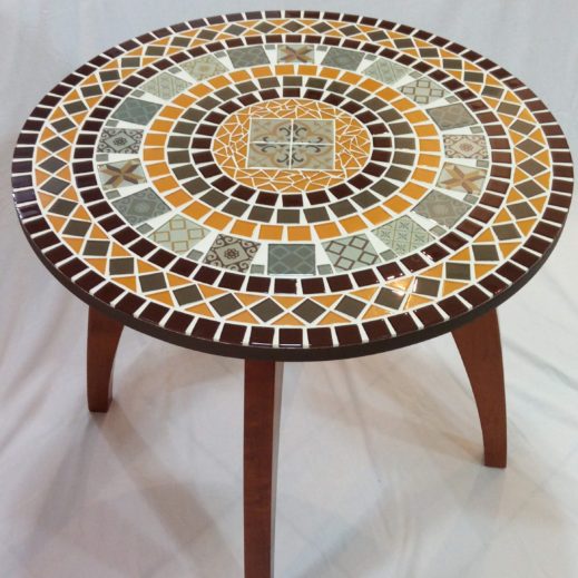 Mesa Mandala Caramelo